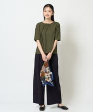 NGLHD05200 GIANNI LO GIUDICE(ジャンニ ロ ジュディチェ) [洗える]コットンシアサッカーパンツ グリーン