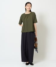 NGLHD05200 GIANNI LO GIUDICE(ジャンニ ロ ジュディチェ) [洗える]コットンシアサッカーパンツ グリーン