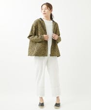 NGLHW01230 GIANNI LO GIUDICE(ジャンニ ロ ジュディチェ) [洗える・日本製]コットンリネンストライプパンツ ホワイト