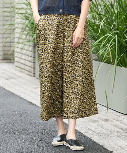 NGLHW07200 GIANNI LO GIUDICE [洗える・撥水加工]レインフラワープリントパンツ
