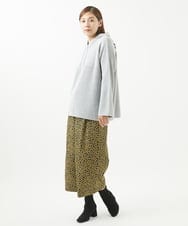 NGLHW07200 GIANNI LO GIUDICE(ジャンニ ロ ジュディチェ) [洗える・撥水加工]レインフラワープリントパンツ ネイビー×イエロー