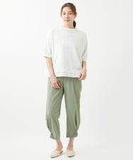 NGLHW08200 GIANNI LO GIUDICE(ジャンニ ロ ジュディチェ) [洗える・撥水加工]ナイロンライトクロスパンツ カーキ