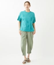 NGLHW08200 GIANNI LO GIUDICE(ジャンニ ロ ジュディチェ) [洗える・撥水加工]ナイロンライトクロスパンツ カーキ
