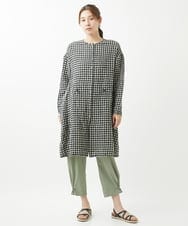 NGLHW08200 GIANNI LO GIUDICE(ジャンニ ロ ジュディチェ) [洗える・撥水加工]ナイロンライトクロスパンツ カーキ