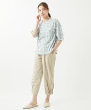 NGLHW08200 GIANNI LO GIUDICE(ジャンニ ロ ジュディチェ) [洗える・撥水加工]ナイロンライトクロスパンツ ベージュ
