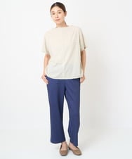 NGLHW20200 GIANNI LO GIUDICE(ジャンニ ロ ジュディチェ) [洗える・日本製]トゥーダンソフトパンツ ネイビー