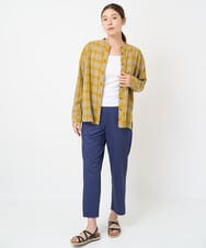 NGLHW20200 GIANNI LO GIUDICE(ジャンニ ロ ジュディチェ) [洗える・日本製]トゥーダンソフトパンツ ネイビー