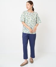 NGLHW20200 GIANNI LO GIUDICE(ジャンニ ロ ジュディチェ) [洗える・日本製]トゥーダンソフトパンツ ネイビー