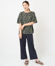 NGLHW20200 GIANNI LO GIUDICE(ジャンニ ロ ジュディチェ) [洗える・日本製]トゥーダンソフトパンツ ブラック