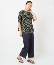 NGLHW20200 GIANNI LO GIUDICE(ジャンニ ロ ジュディチェ) [洗える・日本製]トゥーダンソフトパンツ ブラック