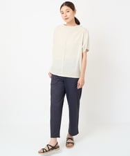 NGLHW20200 GIANNI LO GIUDICE(ジャンニ ロ ジュディチェ) [洗える・日本製]トゥーダンソフトパンツ ブラック
