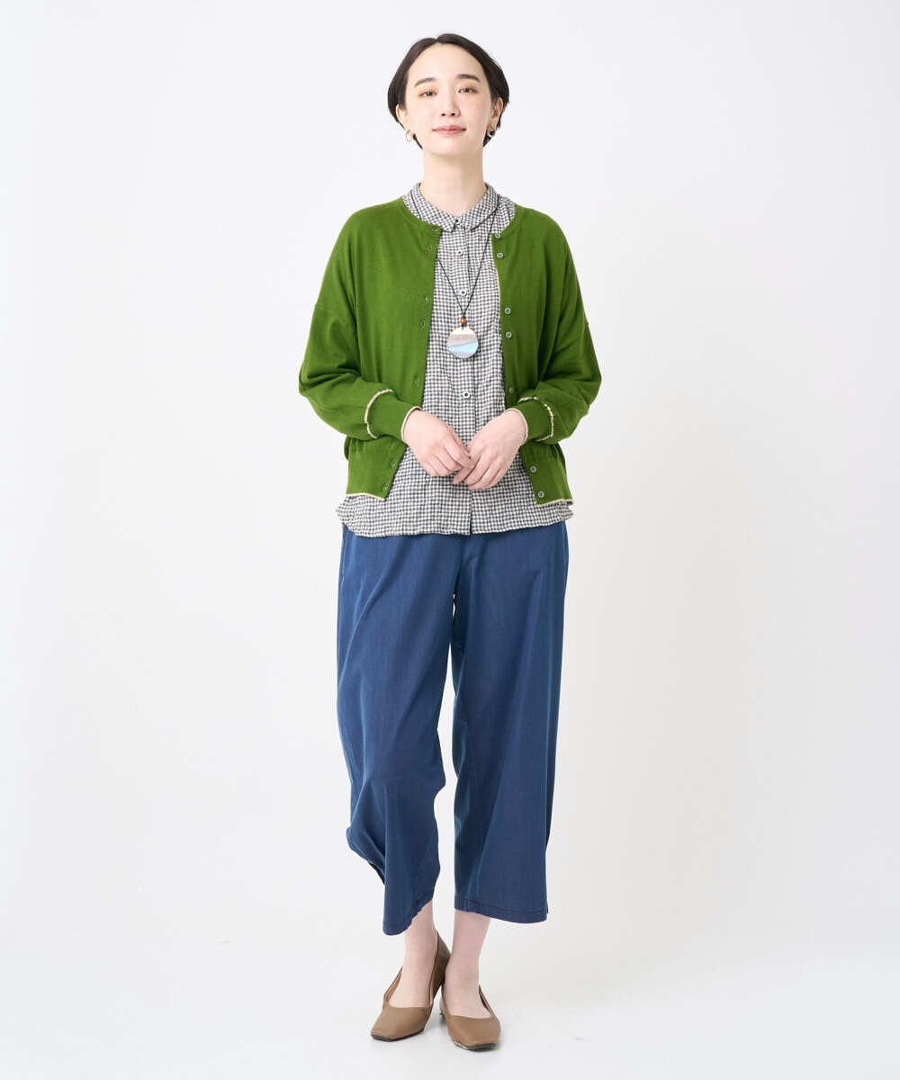 NGLJB21250 GIANNI LO GIUDICE(ジャンニ ロ ジュディチェ) [接触冷感・洗える]ビヨンドデニムデニムパンツ ネイビー