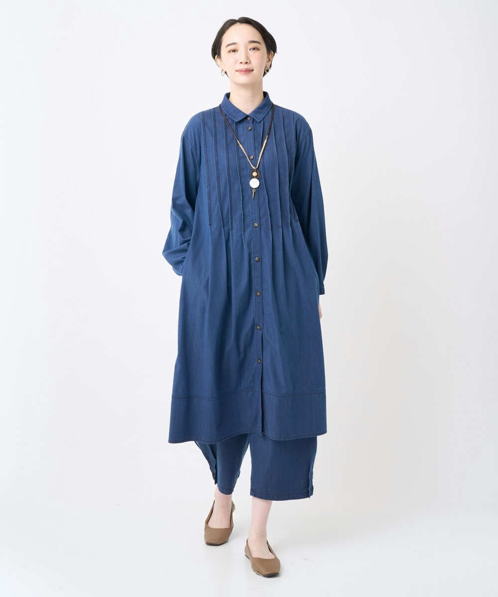 NGLJB21250 GIANNI LO GIUDICE(ジャンニ ロ ジュディチェ) [接触冷感・洗える]ビヨンドデニムデニムパンツ ネイビー