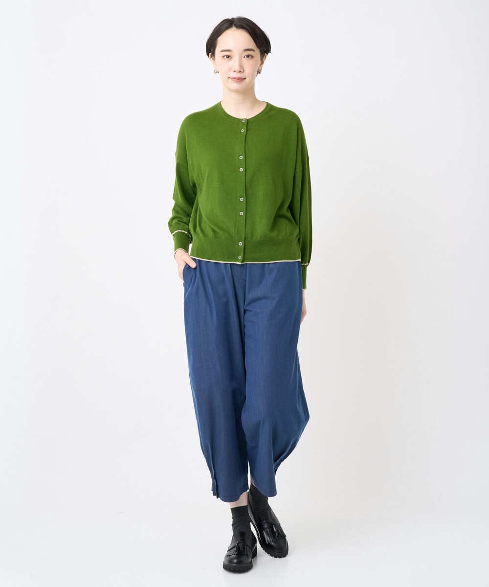 NGLJB21250 GIANNI LO GIUDICE(ジャンニ ロ ジュディチェ) [接触冷感・洗える]ビヨンドデニムデニムパンツ ネイビー