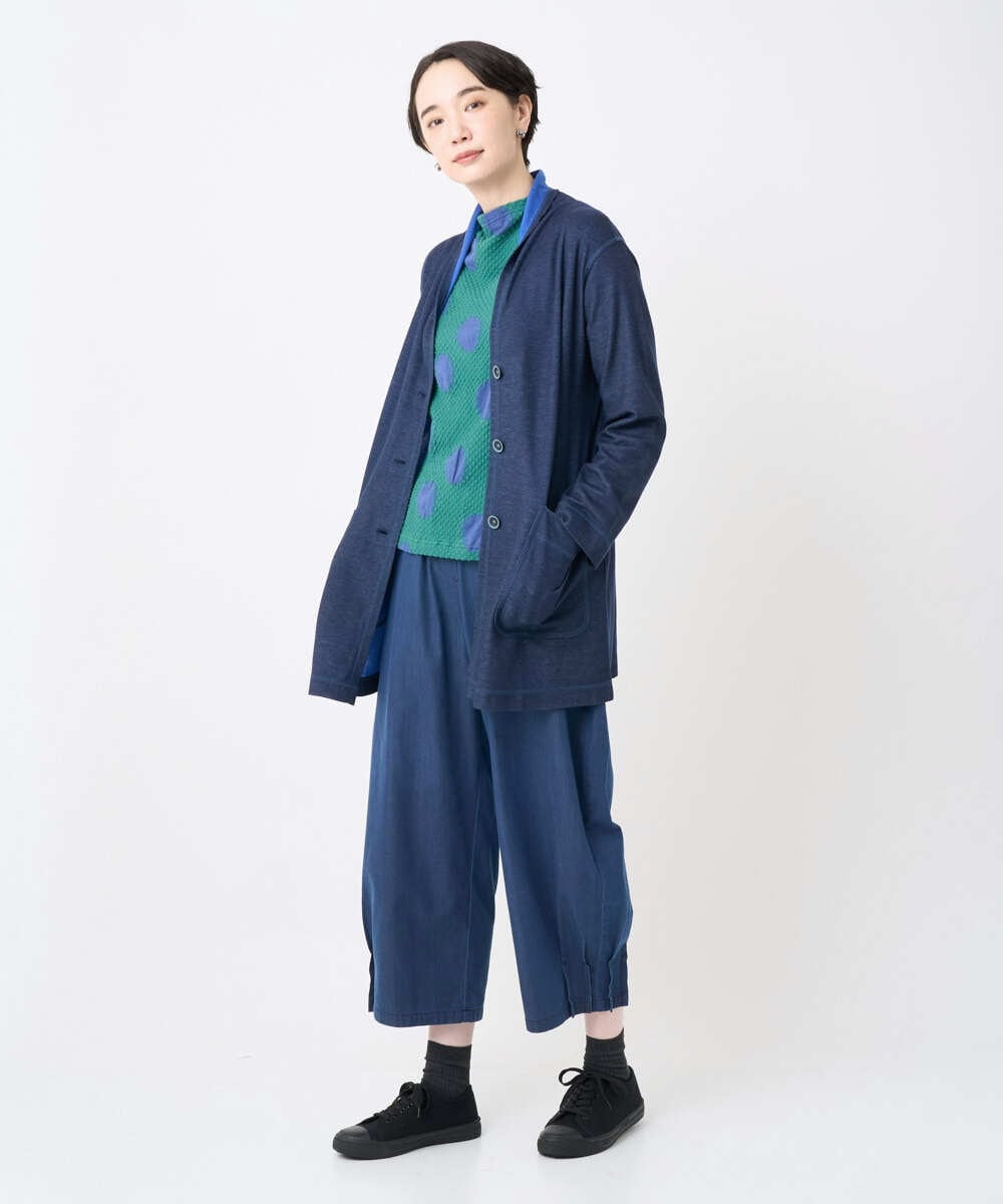 NGLJB21250 GIANNI LO GIUDICE(ジャンニ ロ ジュディチェ) [接触冷感・洗える]ビヨンドデニムデニムパンツ ネイビー
