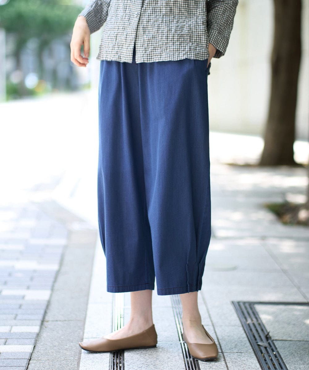 NGLJB21250 GIANNI LO GIUDICE(ジャンニ ロ ジュディチェ) [接触冷感・洗える]ビヨンドデニムデニムパンツ ネイビー