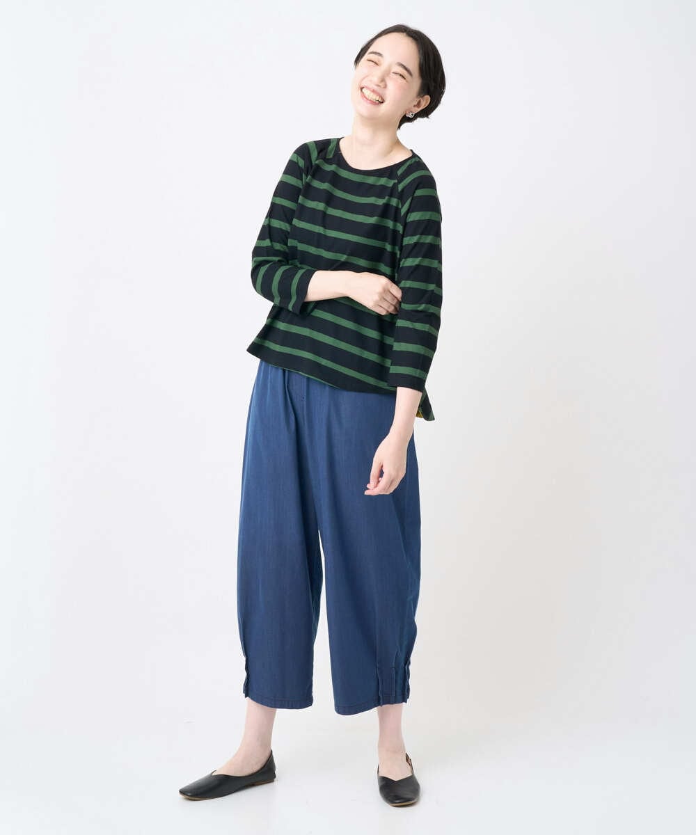 NGLJB21250 GIANNI LO GIUDICE(ジャンニ ロ ジュディチェ) [接触冷感・洗える]ビヨンドデニムデニムパンツ ネイビー