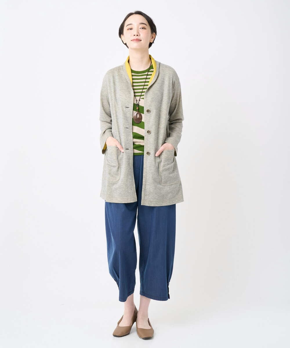 NGLJB21250 GIANNI LO GIUDICE(ジャンニ ロ ジュディチェ) [接触冷感・洗える]ビヨンドデニムデニムパンツ ネイビー