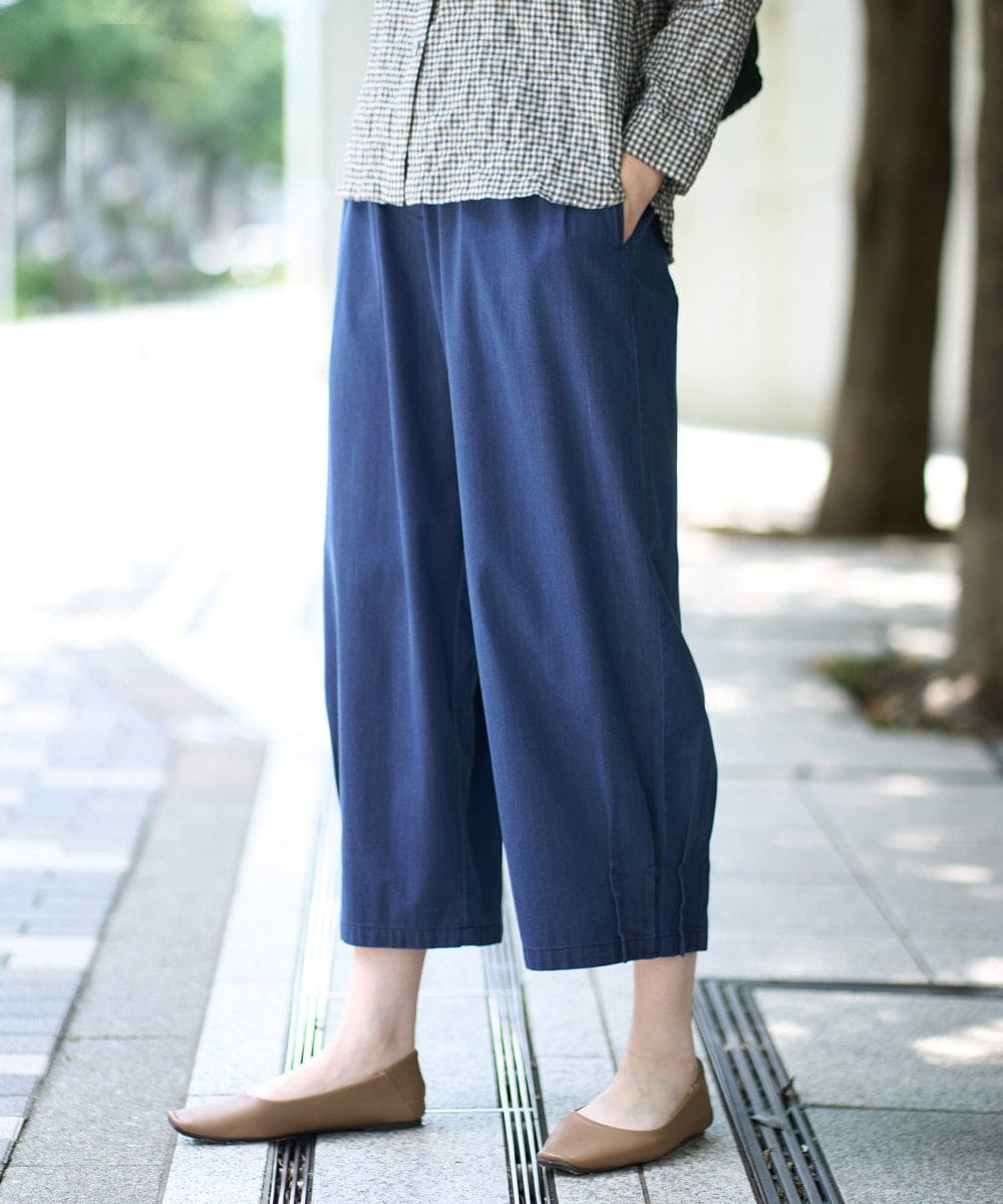 NGLJB21250 GIANNI LO GIUDICE(ジャンニ ロ ジュディチェ) [接触冷感・洗える]ビヨンドデニムデニムパンツ ネイビー
