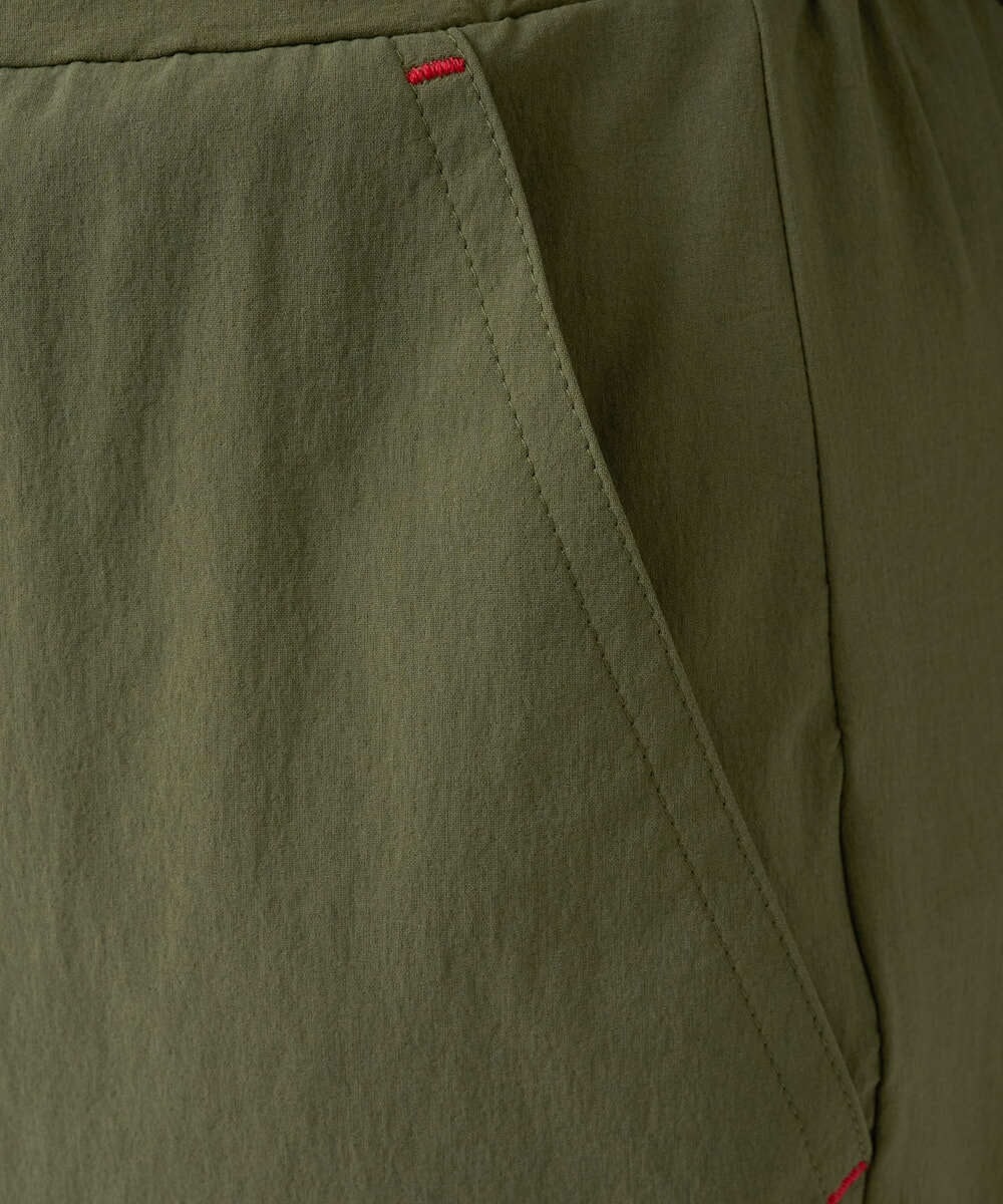 NGLJB25200 GIANNI LO GIUDICE(ジャンニ ロ ジュディチェ) [洗える・日本製]ナイロンライトクロスストレッチパンツ カーキ