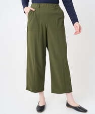 NGLJB25200 GIANNI LO GIUDICE(ジャンニ ロ ジュディチェ) [洗える・日本製]ナイロンライトクロスストレッチパンツ カーキ