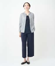 NGLJB25200 GIANNI LO GIUDICE(ジャンニ ロ ジュディチェ) [洗える・日本製]ナイロンライトクロスストレッチパンツ ネイビー