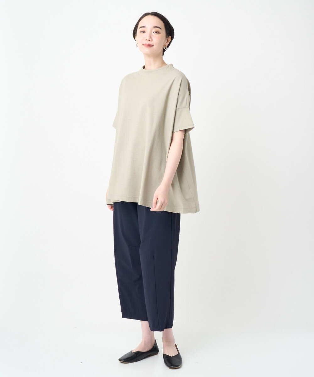 NGLJB25200 GIANNI LO GIUDICE(ジャンニ ロ ジュディチェ) [洗える・日本製]ナイロンライトクロスストレッチパンツ ネイビー
