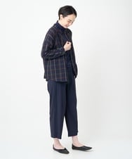 NGLJB25200 GIANNI LO GIUDICE(ジャンニ ロ ジュディチェ) [洗える・日本製]ナイロンライトクロスストレッチパンツ ネイビー