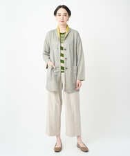 NGLJB25200 GIANNI LO GIUDICE(ジャンニ ロ ジュディチェ) [洗える・日本製]ナイロンライトクロスストレッチパンツ ベージュ