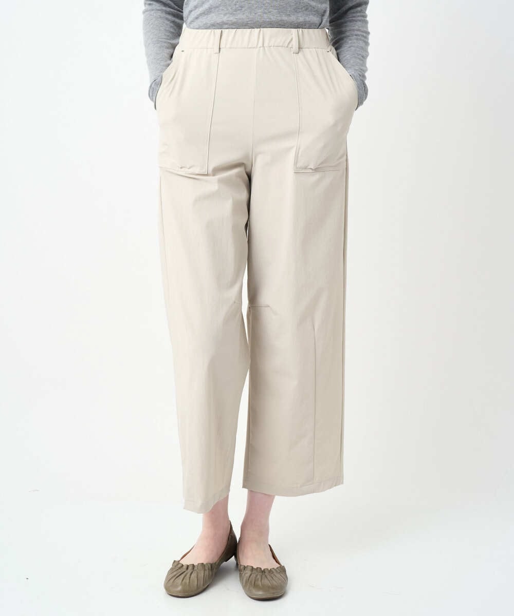 NGLJB25200 GIANNI LO GIUDICE(ジャンニ ロ ジュディチェ) [洗える・日本製]ナイロンライトクロスストレッチパンツ ベージュ