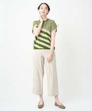 NGLJB25200 GIANNI LO GIUDICE(ジャンニ ロ ジュディチェ) [洗える・日本製]ナイロンライトクロスストレッチパンツ ベージュ