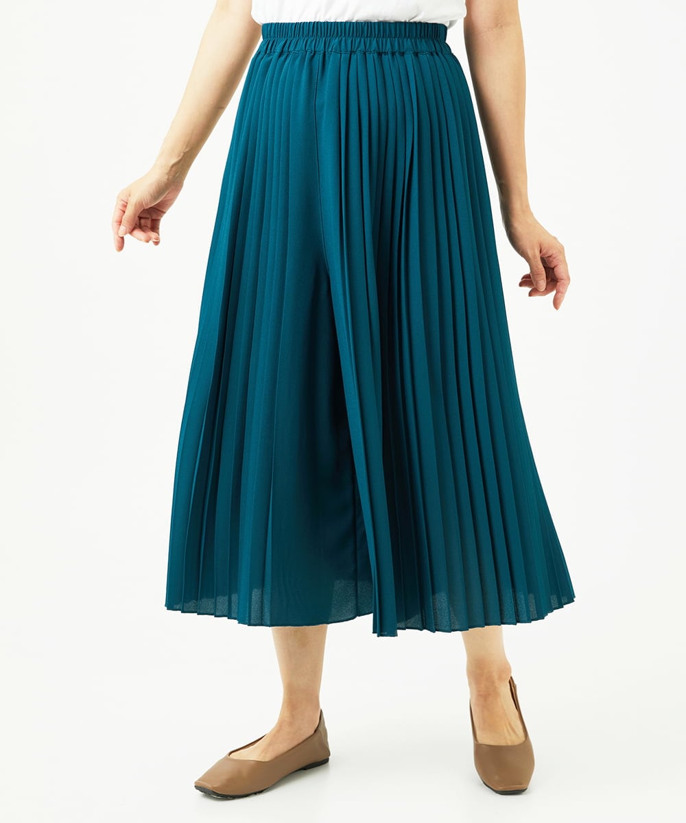 NGLJC05270 GIANNI LO GIUDICE [洗える]プリーツガウチョパンツ