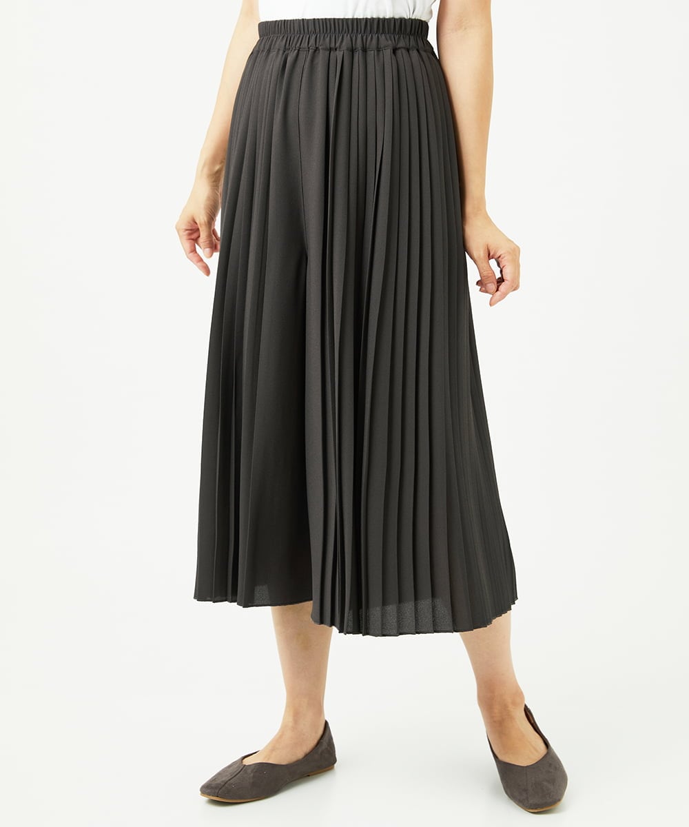 NGLJC05270 GIANNI LO GIUDICE [洗える]プリーツガウチョパンツ
