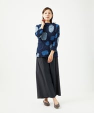 NGLJC28250 GIANNI LO GIUDICE(ジャンニ ロ ジュディチェ) [洗える・日本製]エアシルキーワイドパンツ ダークグレー
