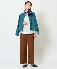 NGLJD11250 GIANNI LO GIUDICE(ジャンニ ロ ジュディチェ) [洗える]フルダルエアウォッシュパンツ ブラウン