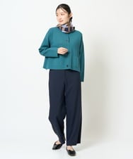 NGLJD11250 GIANNI LO GIUDICE(ジャンニ ロ ジュディチェ) [洗える]フルダルエアウォッシュパンツ ブラウン