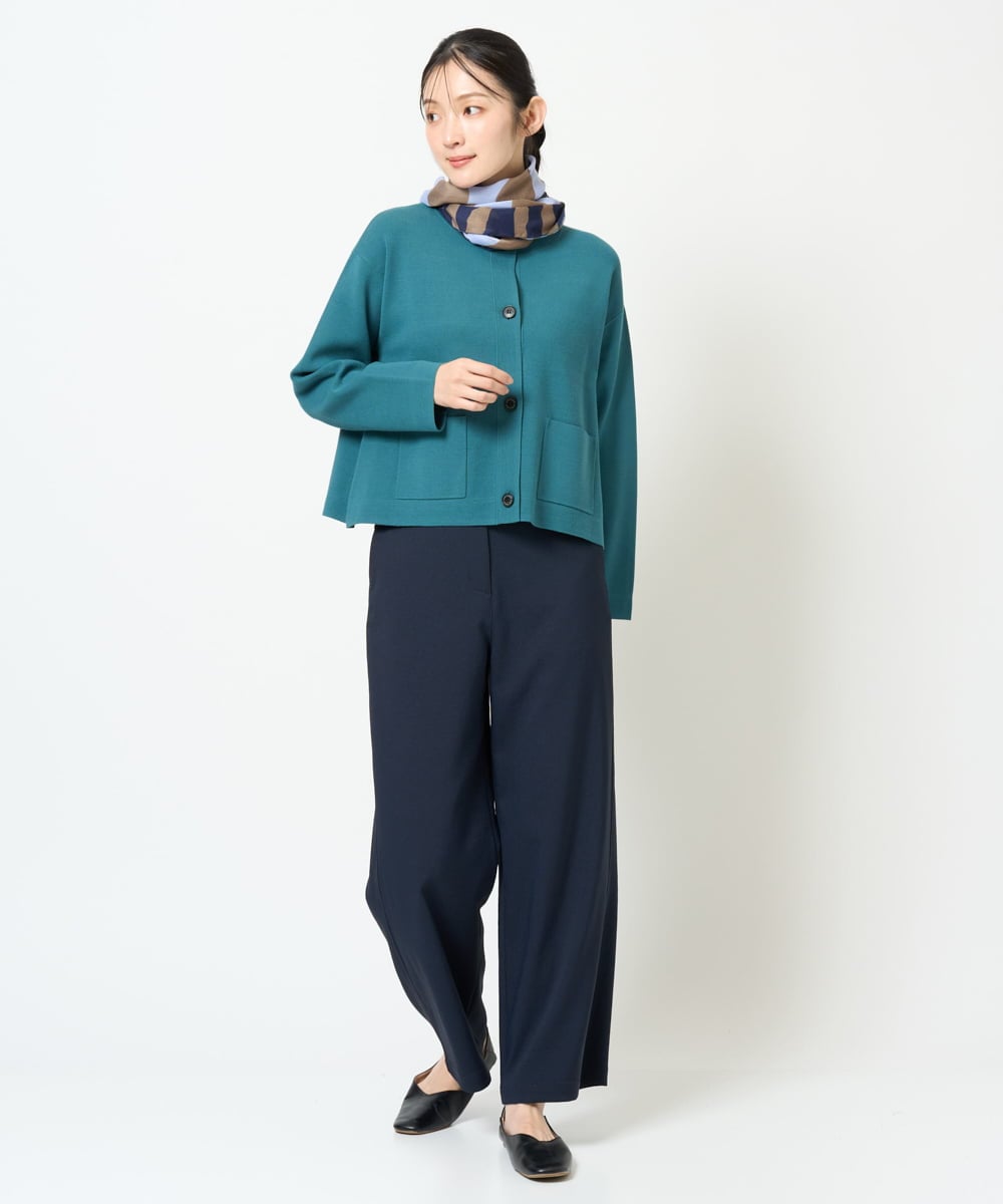 NGLJD11250 GIANNI LO GIUDICE(ジャンニ ロ ジュディチェ) [洗える]フルダルエアウォッシュパンツ ブラウン