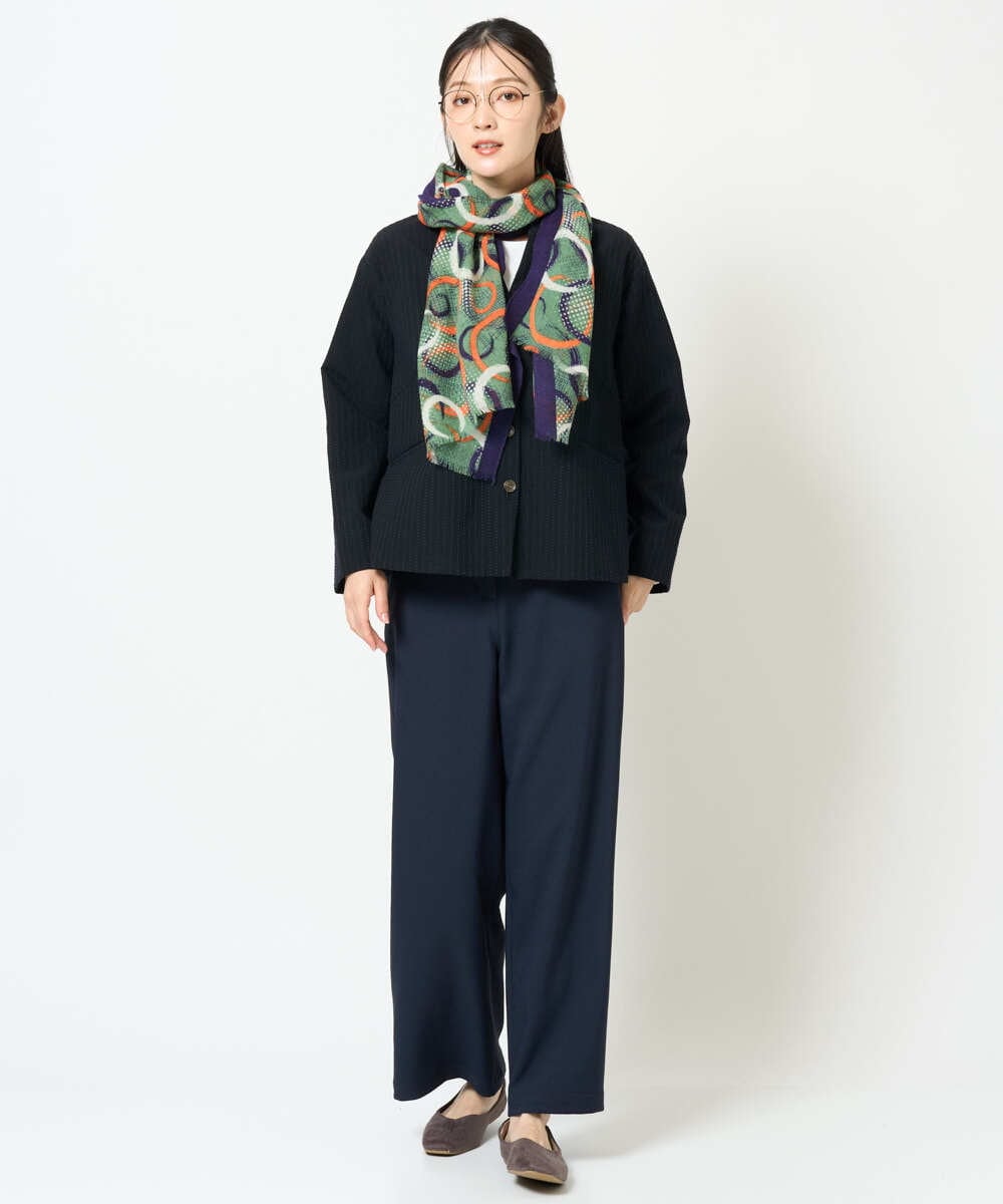 NGLJD11250 GIANNI LO GIUDICE(ジャンニ ロ ジュディチェ) [洗える]フルダルエアウォッシュパンツ ブラウン