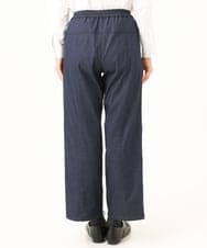NGLJD14300 GIANNI LO GIUDICE(ジャンニ ロ ジュディチェ) [洗える]デニムライクシャンブレーパンツ ネイビー