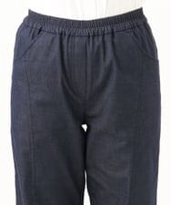NGLJD14300 GIANNI LO GIUDICE(ジャンニ ロ ジュディチェ) [洗える]デニムライクシャンブレーパンツ ネイビー