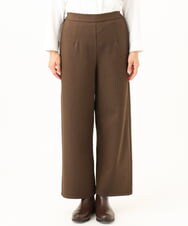 NGLJD18250 GIANNI LO GIUDICE(ジャンニ ロ ジュディチェ) [洗える・日本製]アルガンギャバパンツ ブラウン