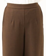 NGLJD18250 GIANNI LO GIUDICE(ジャンニ ロ ジュディチェ) [洗える・日本製]アルガンギャバパンツ ブラウン