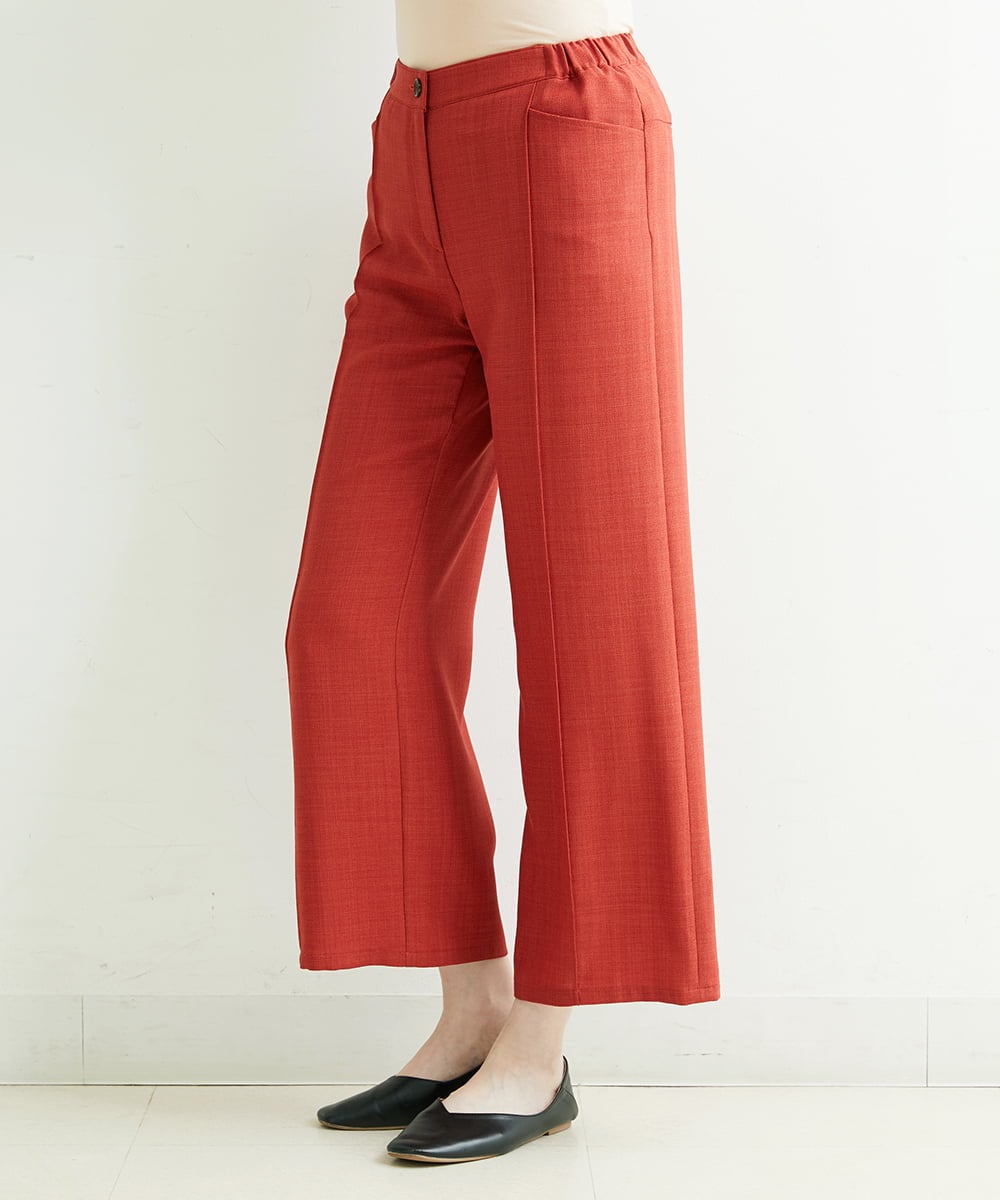 NGLJP20190 GIANNI LO GIUDICE(ジャンニ ロ ジュディチェ) センタープレスストレートパンツ レッド