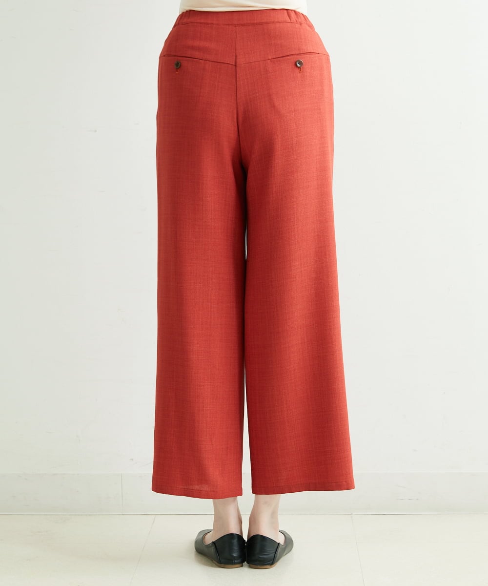 NGLJP20190 GIANNI LO GIUDICE(ジャンニ ロ ジュディチェ) センタープレスストレートパンツ レッド