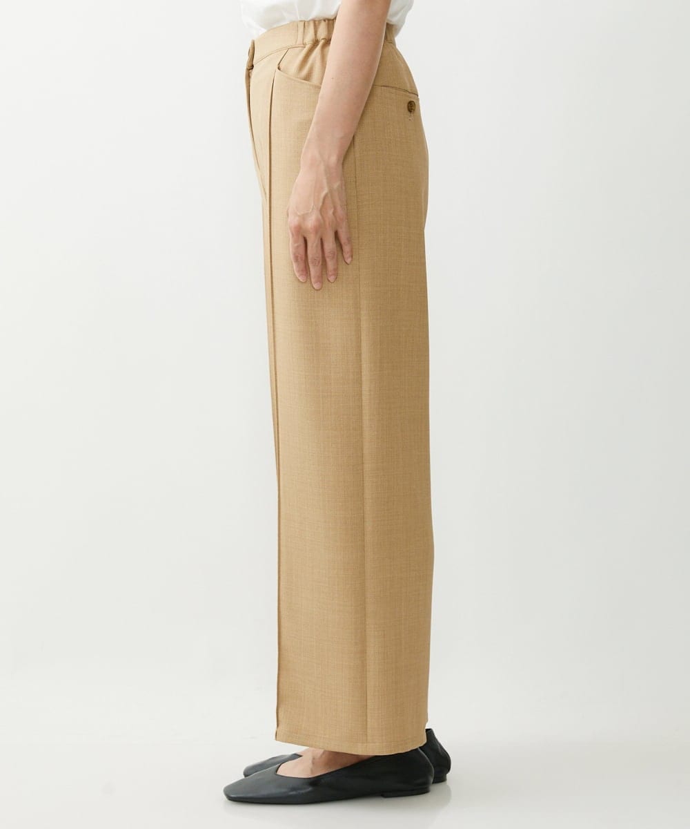 NGLJP20190 GIANNI LO GIUDICE(ジャンニ ロ ジュディチェ) センタープレスストレートパンツ ベージュ