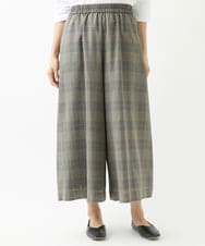 NGLJS02250 GIANNI LO GIUDICE(ジャンニ ロ ジュディチェ) [洗える・日本製]プロヴィスチェックパンツ ベージュ