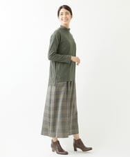 NGLJS02250 GIANNI LO GIUDICE(ジャンニ ロ ジュディチェ) [洗える・日本製]プロヴィスチェックパンツ ベージュ