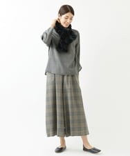 NGLJS02250 GIANNI LO GIUDICE(ジャンニ ロ ジュディチェ) [洗える・日本製]プロヴィスチェックパンツ ベージュ
