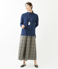 NGLJS02250 GIANNI LO GIUDICE(ジャンニ ロ ジュディチェ) [洗える・日本製]プロヴィスチェックパンツ ベージュ