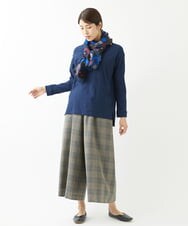 NGLJS02250 GIANNI LO GIUDICE(ジャンニ ロ ジュディチェ) [洗える・日本製]プロヴィスチェックパンツ ベージュ